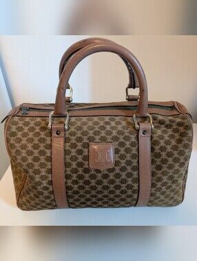 Celine Boston Bag Suede
